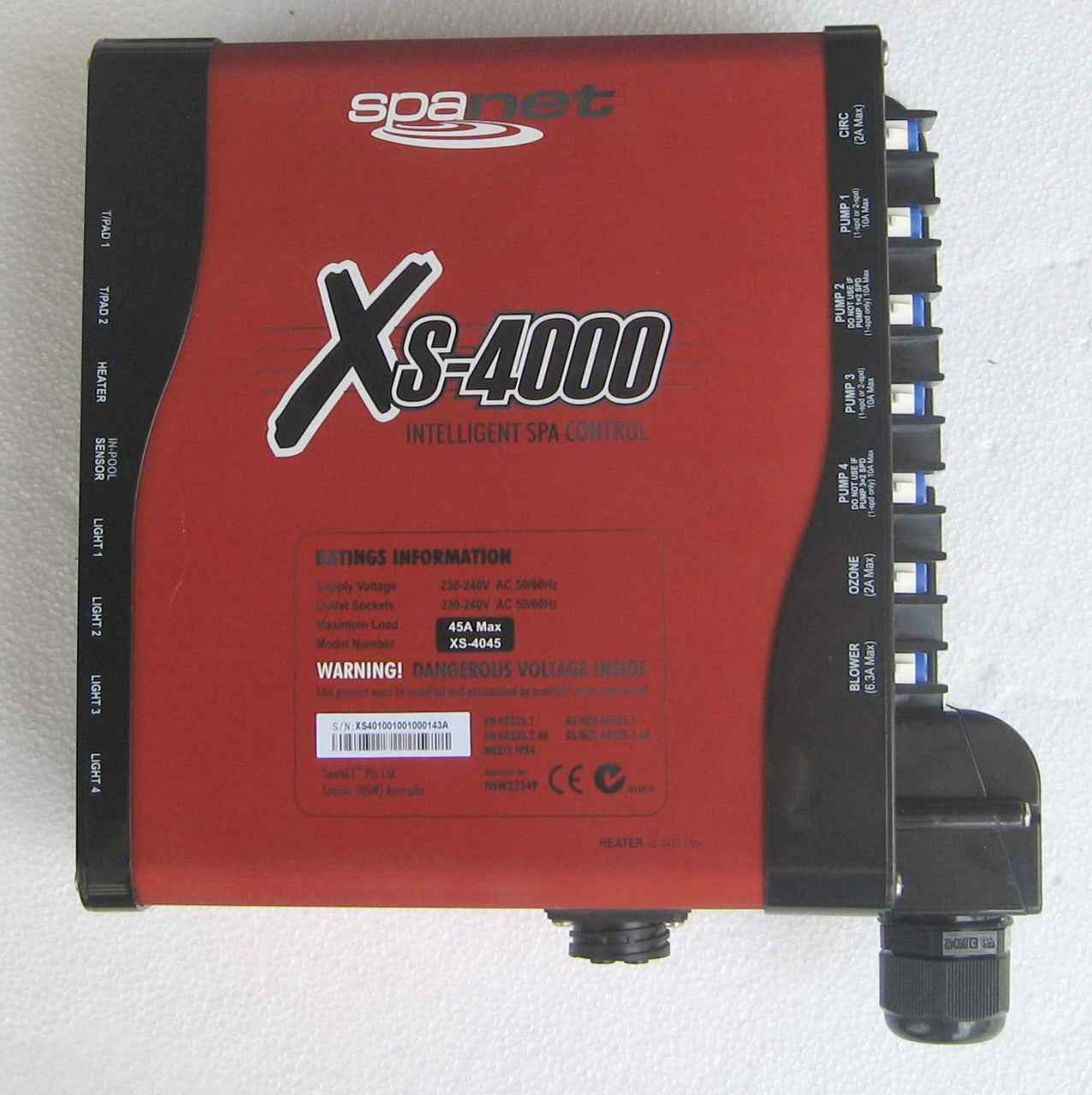 SpaNet® XS 4.5Kw Spa Heater - DISCONTINUED