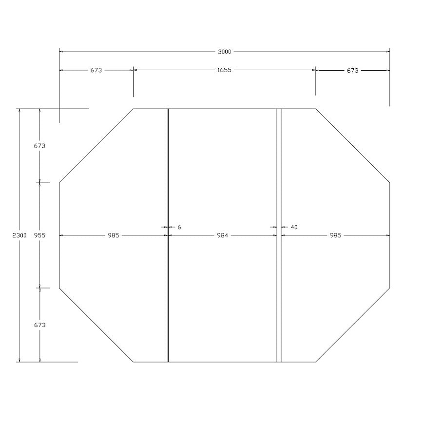 Spa Cover for Vortex Spas Retreat Slate 3010 x 2310mm