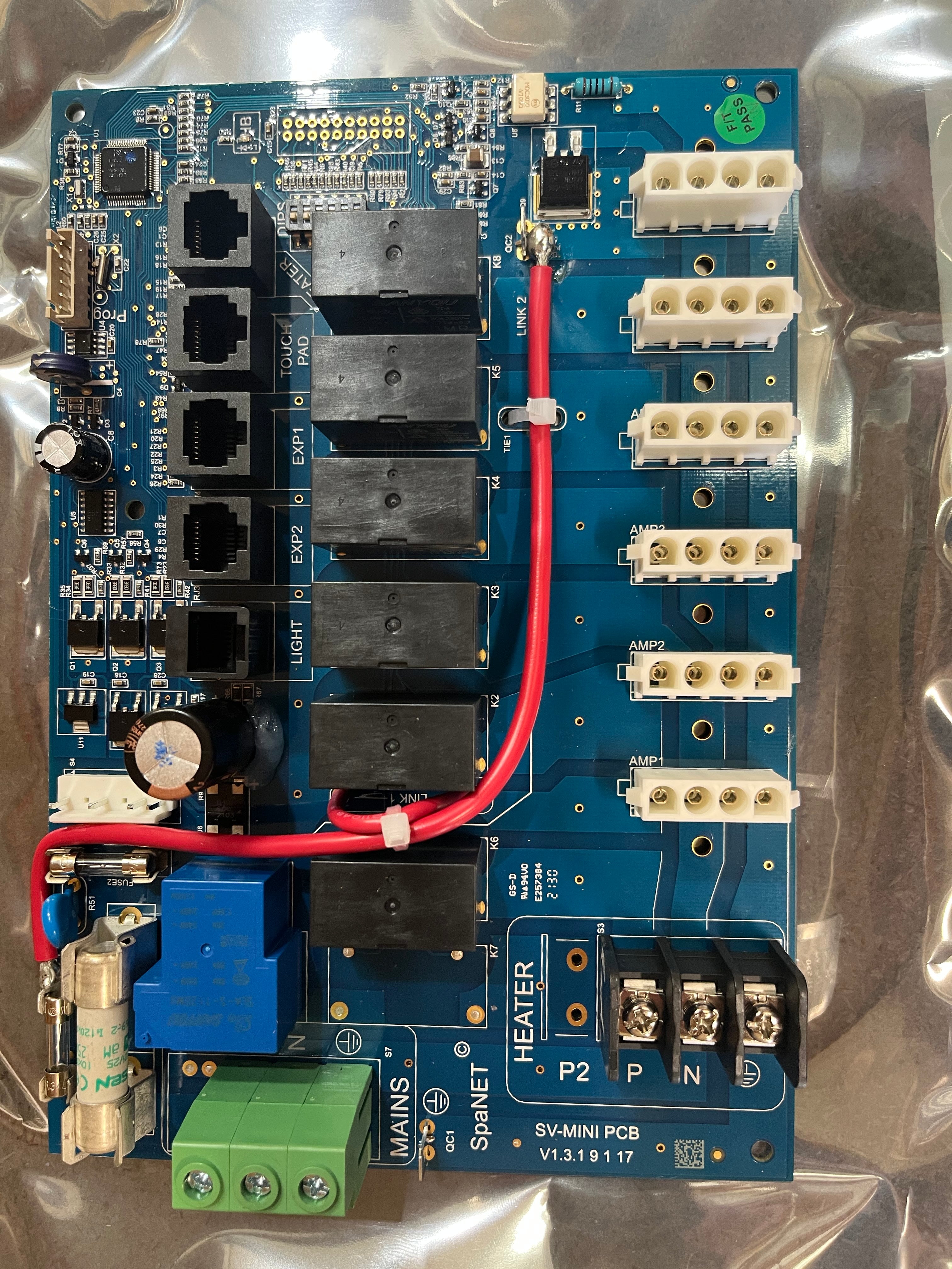 SpaNet® Heat Pump SVM2 Main PCBA Circuit Board at Spa Store New Zealand