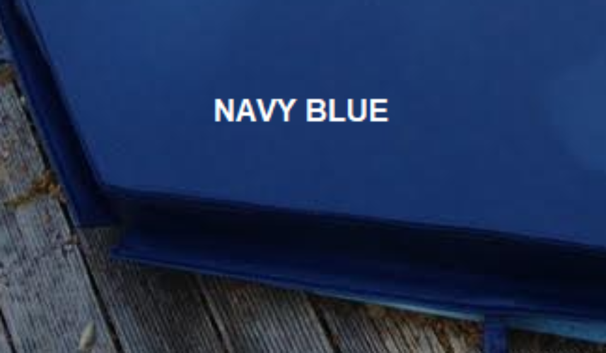 Navy blue surface with 'NAVY BLUE' text on a wooden background