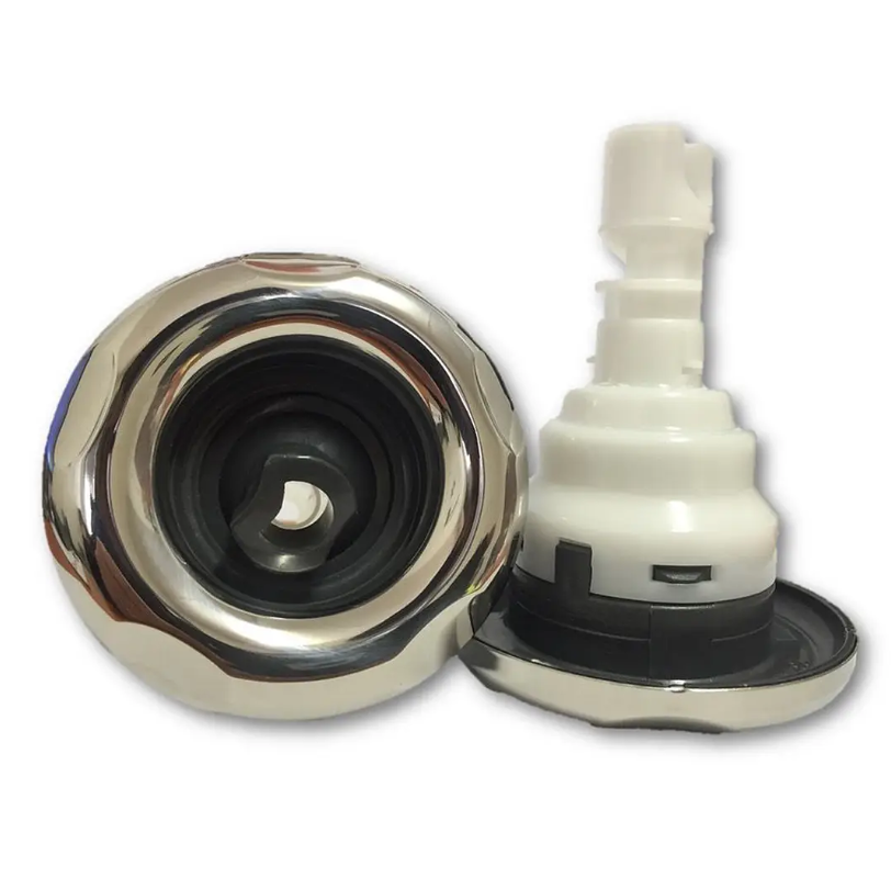 CMP 400 Series 3 3/8 Typhoon Jet Internal 5 Scallop Rotational Stainless Steel/Graphite Grey at Spa Store New Zealand