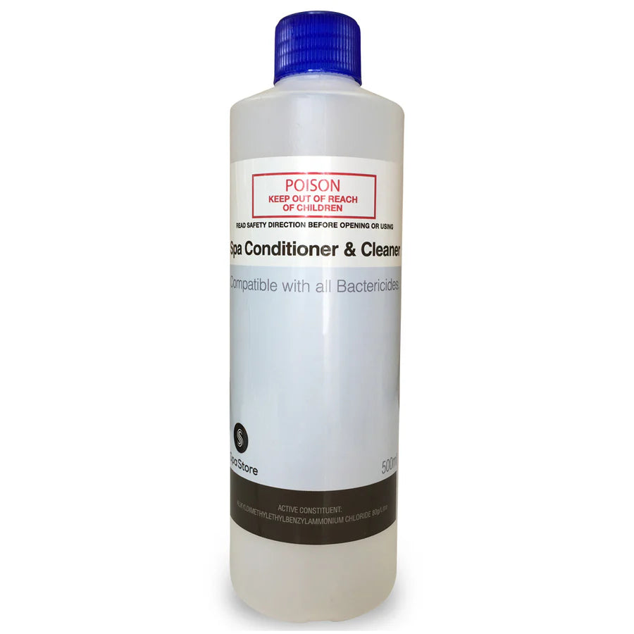 Spa Store Water Care Start Up Kit (Chlorine + Increaser + Filter Cleaner + Conditioner + Cleaner + Test strips)