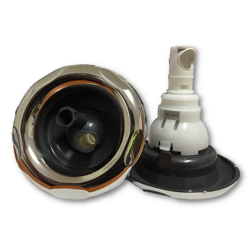 CMP 500 Series 5" Typhhon Jet Internal - 5 Scallop Double Rotational Stainless Steel / Graphite Grey at Spa Store New Zealand