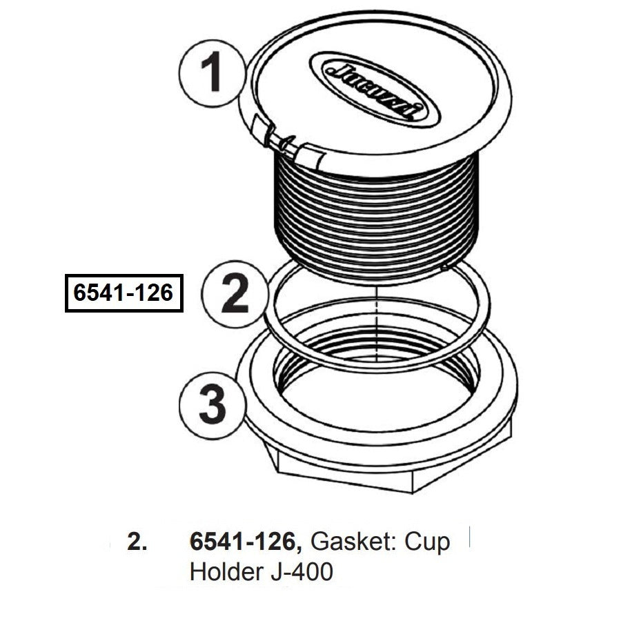 Jacuzzi® J-400™ Cupholder Gasket