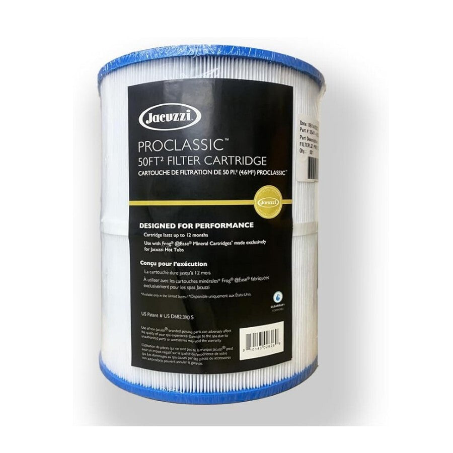 248 x 203mm JacuzziA® 50 sqft ProClassica Filter (6541-853J) Oval at Spa Store New Zealand