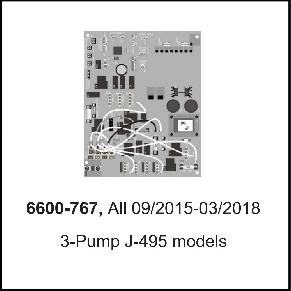 Jacuzzi®J-400™ Export 50Hz Circuit Boards 3-P/ 09/2015-03/2018