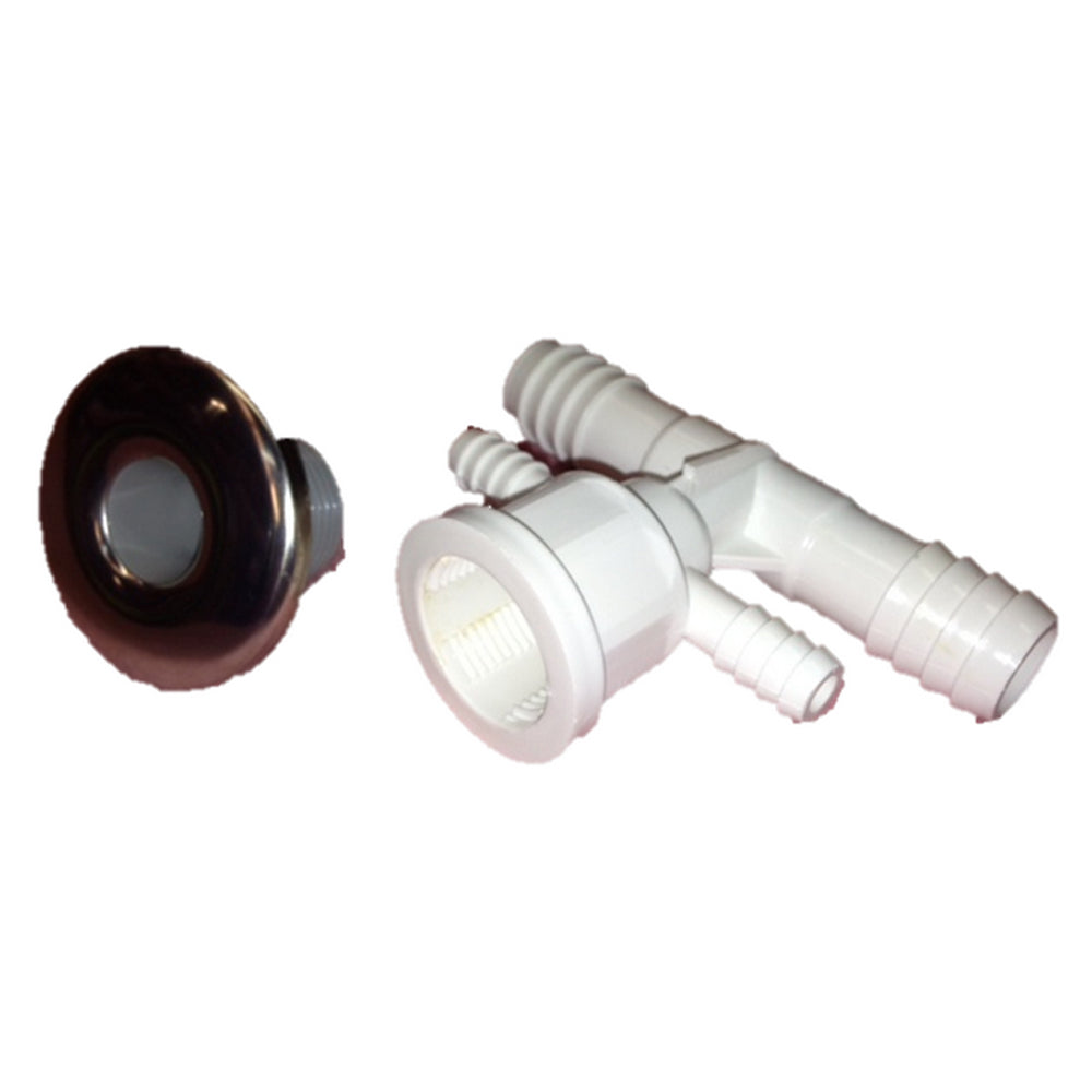 52mm Pentair Euro Fixed Cyclone (Thru Barb) SS