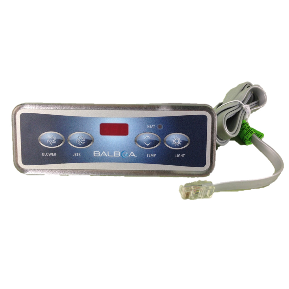 Balboa VL401 Touch Pad and 4 Button Overlay at Spa Store New Zealand