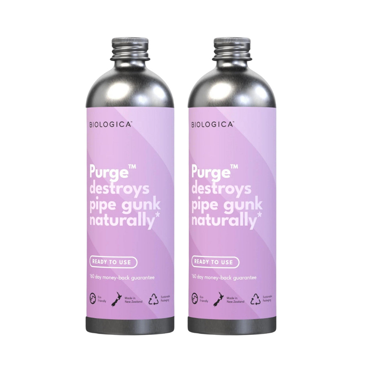 Biologica Purge Natural Spa Pipe Cleaner 500ml - Pack of 2