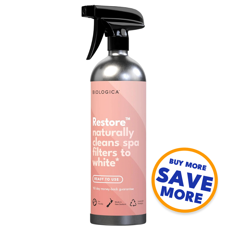 Biologica - Restore Natural Spa Filter Cleaner 500ml at Spa Store New Zealand
