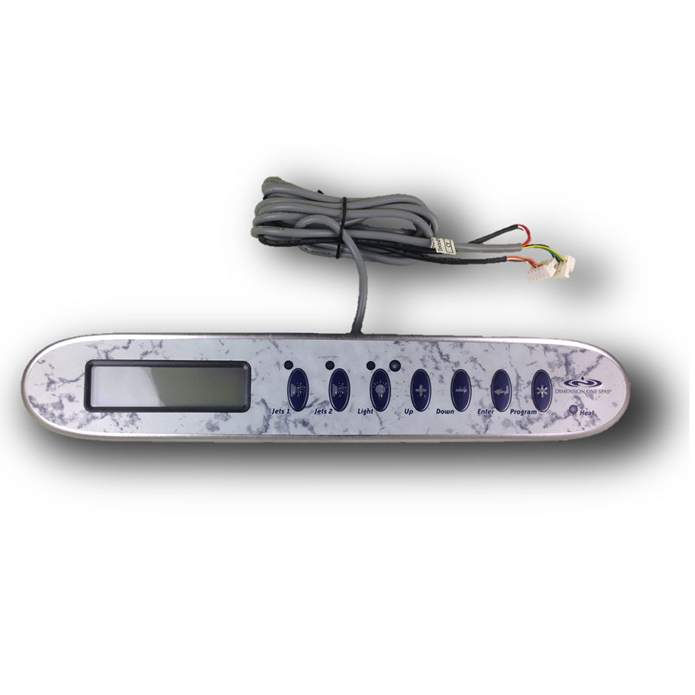 Gecko (Dimension 1) K-24 7 Button Touchpad (only) **NO OVERLAY/STICKER**
