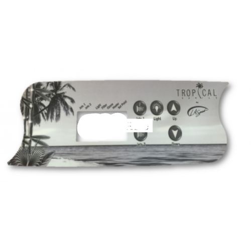 LA Spas K-71 5 Button(2 Pump) Tropical Overlay at Spa Store New Zealand