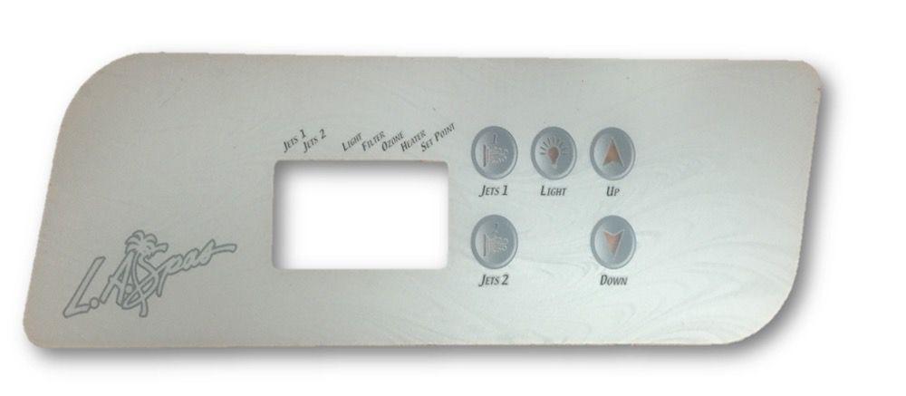 LA Spas TSC-44 5 Button (2 Pump) Overlay at Spa Store New Zealand