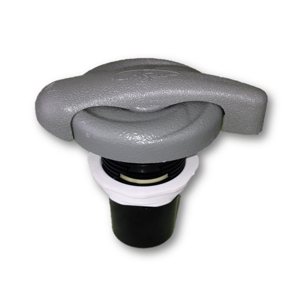 LA Spas Air Control Grey with Logo at Spa Store New Zealand