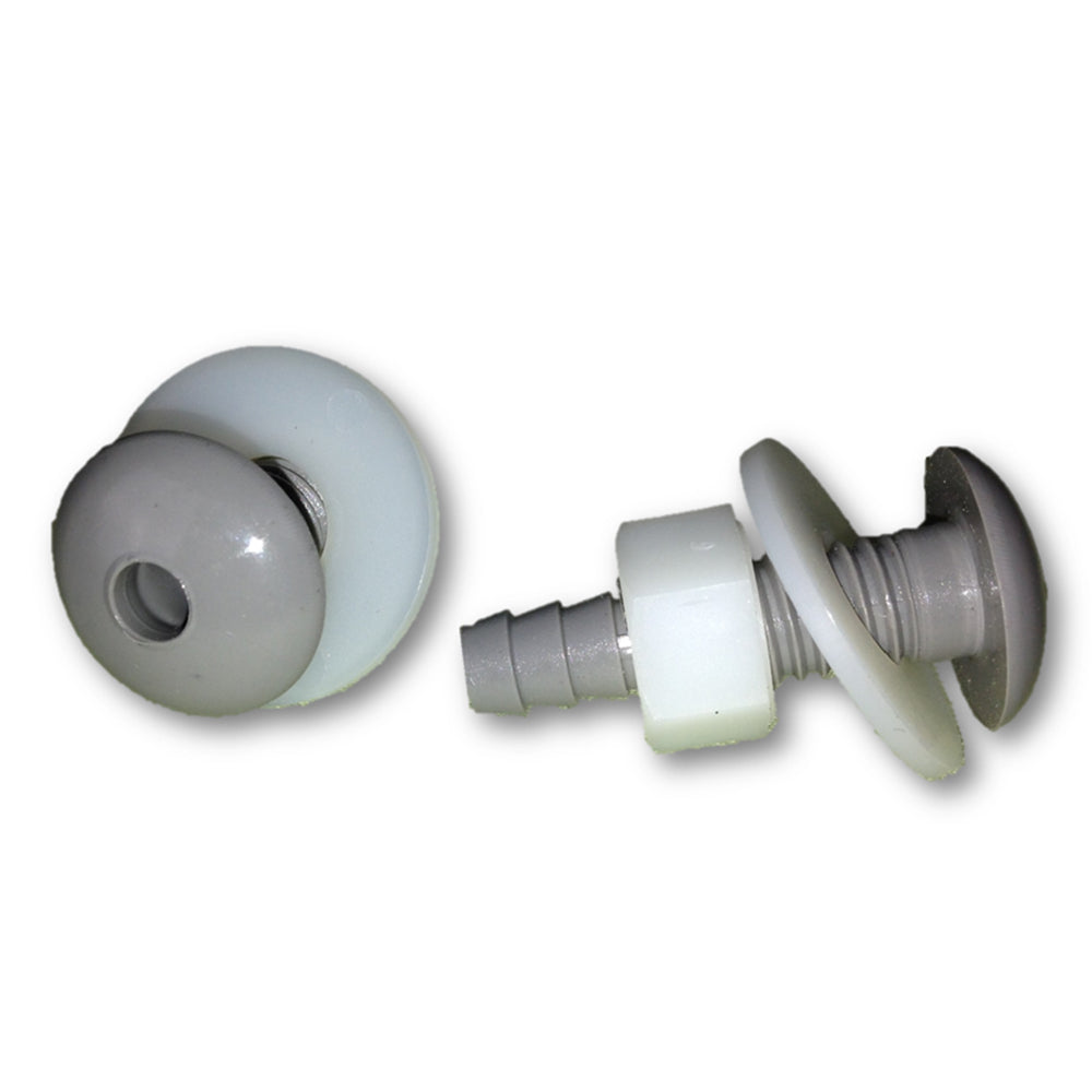 19mm LA Spas Line Bleeder Grey / Air Injector
