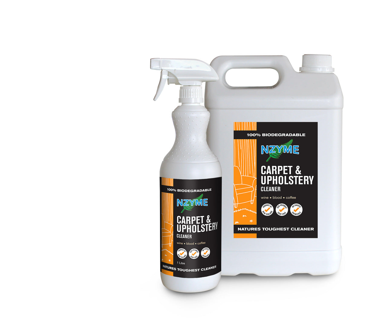 NZYME Carpet and Upholstery Cleaner 1 Litre Ready To Use