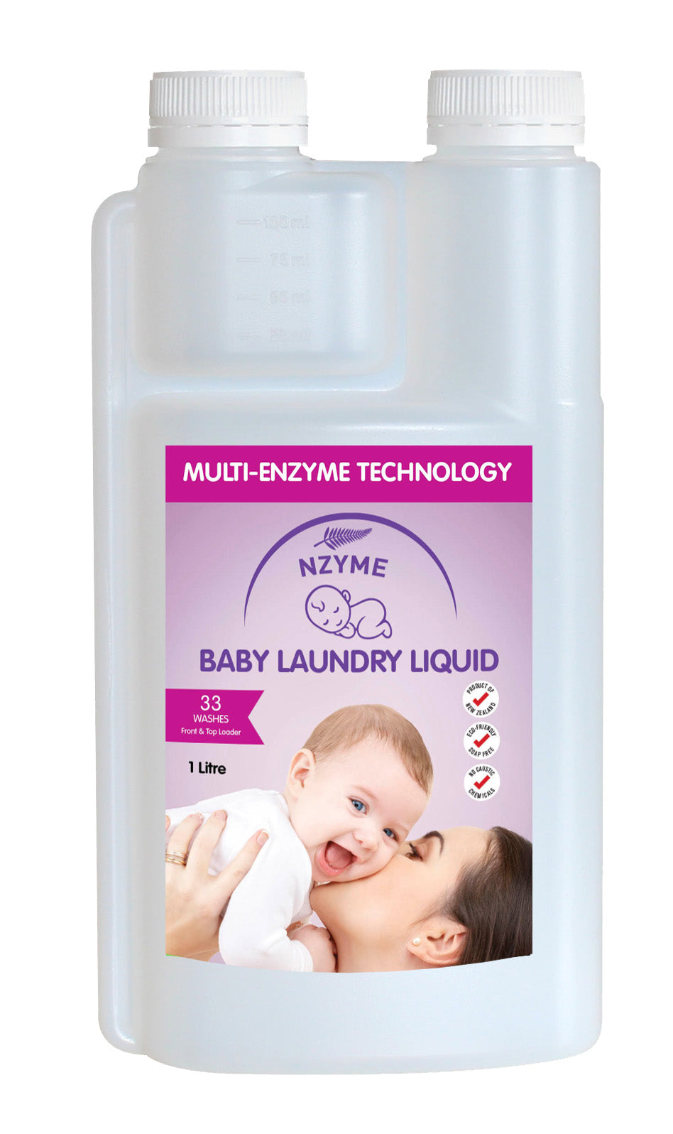 NZYME Baby Laundry Liquid 1 Litre Ready To Use