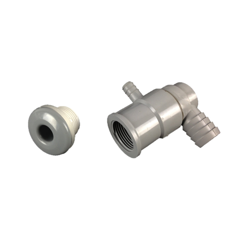 39mm Davey Spa-Quip Micro Standard Jet Grey at Spa Store New Zealand