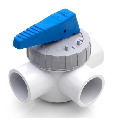 PoolQuip 40MM (1½ INCH) 3-Way Valve at Spa Store New Zealand