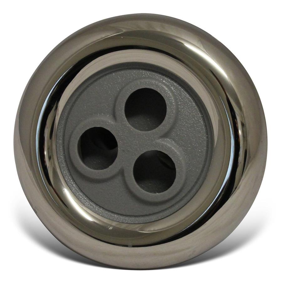 Escape/Lifestyle Spas 89mm (3.5") Massage Jet Grey And Stainless Steel at Spa Store New Zealand