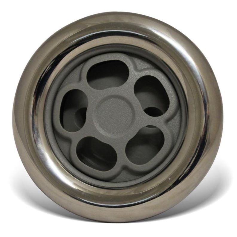 Escape/Lifestyle Spas 5" (127mm) Massage Jet Grey And Stainless Steel