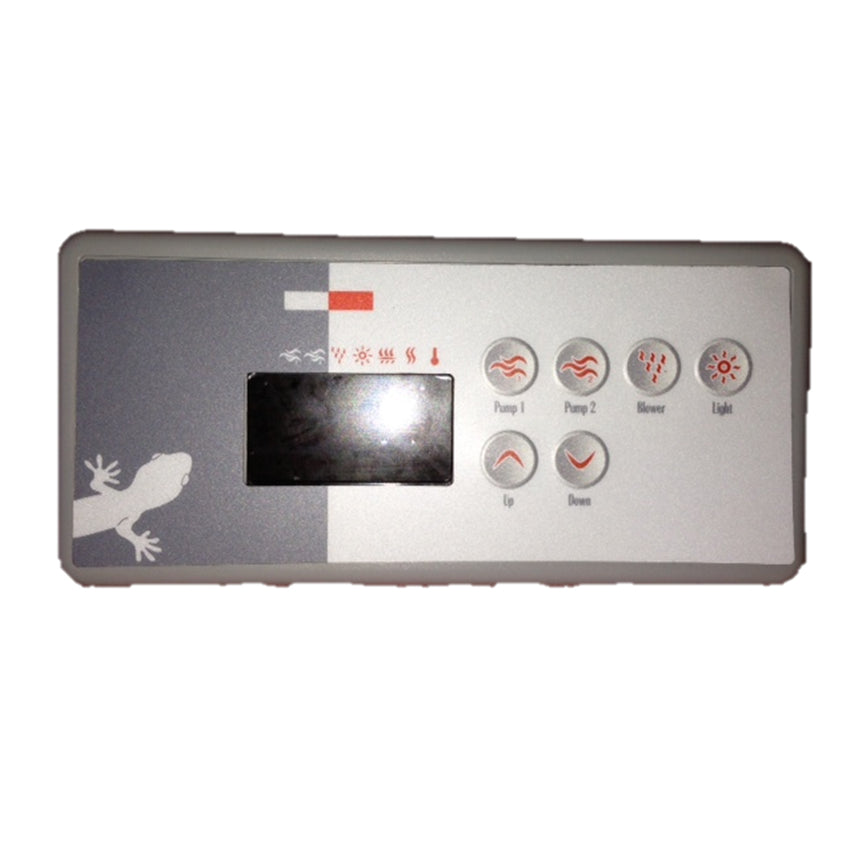 Gecko TSC-35 / K-35 Touch Pad With 6 Button Overlay Replacement at Spa Store New Zealand