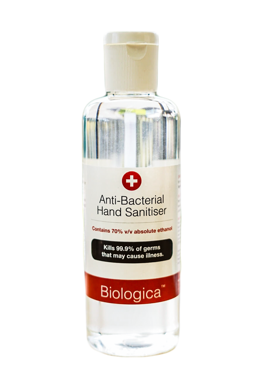 Biologica Hand Sanitiser with 70% Alcohol - 250ml - Pack of 4