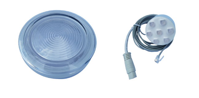 Small 63mm (2.5″) RGB Master LED light & Lens - Spa Store New Zealand