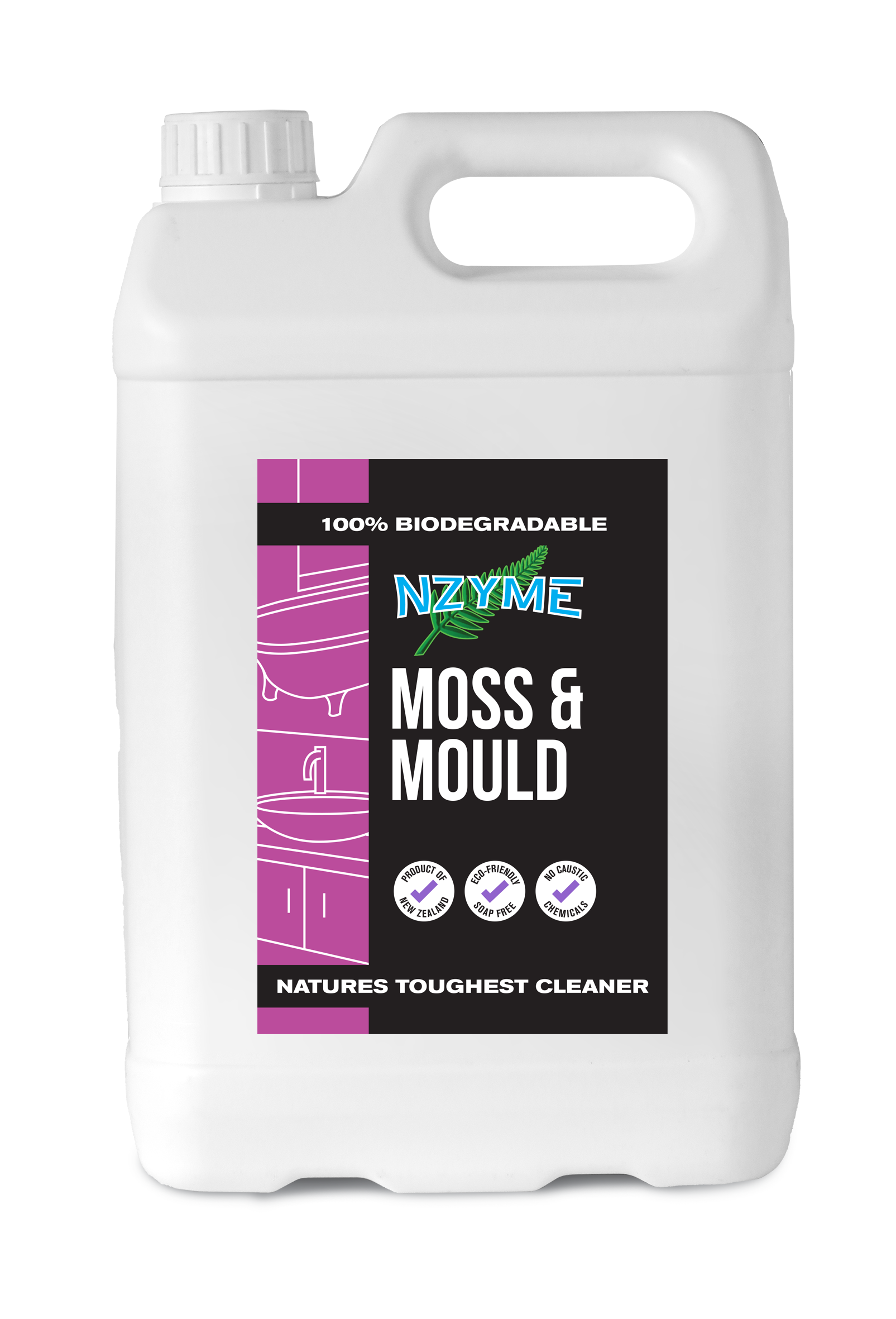 NZYME Moss and Mould Cleaner 5 Litre Concentrate