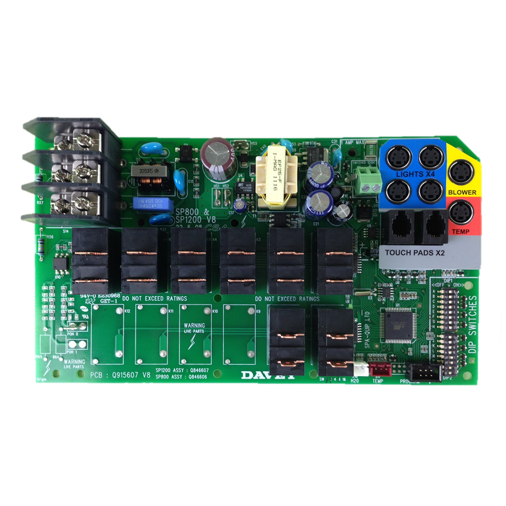 Davey Spa Quip® SP800 Circuit Board at Spa Store New Zealand
