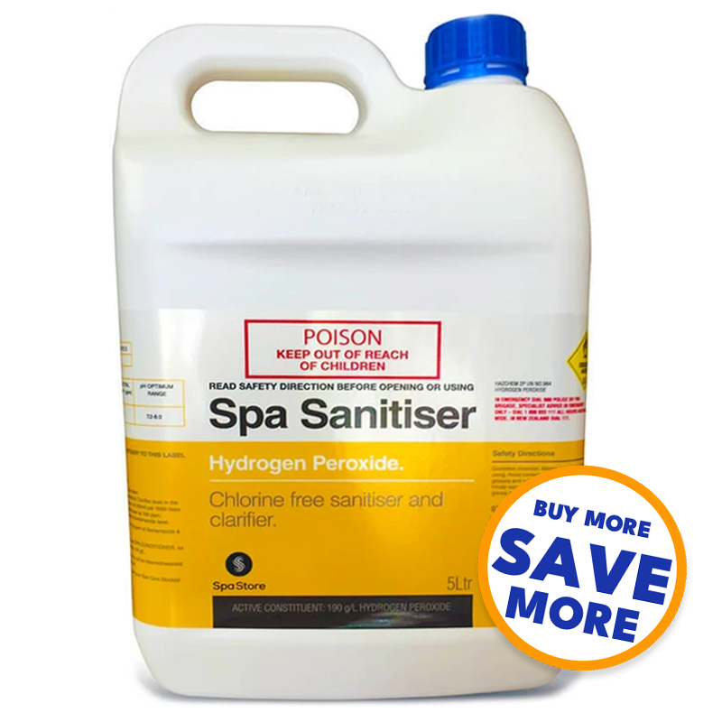 Spa Sanitiser 5 Ltr Hydrogen Peroxide
