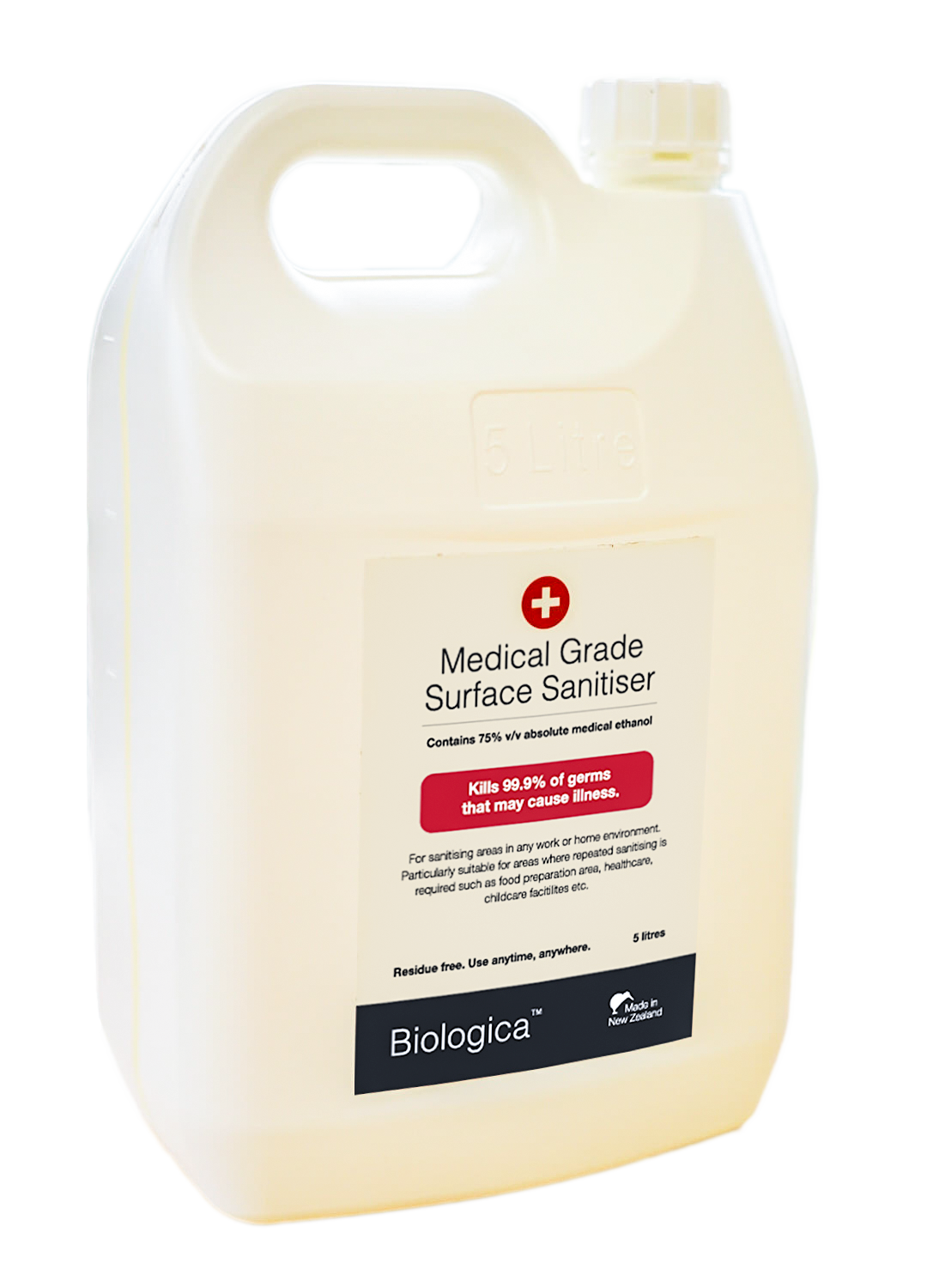 Biologica Medical Grade Surface Sanitiser 5L