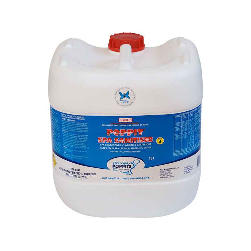 Poppits 15L Chlorine Free Sanitiser