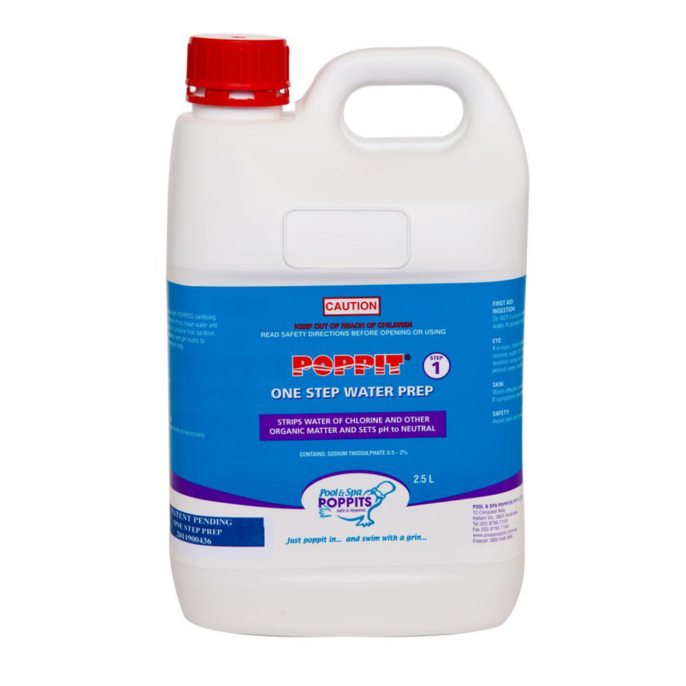 Poppits 1 Litre Sanosil 1 Step Water Prep Balancer
