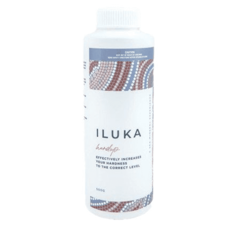 Iluka hair product bottle on a white background