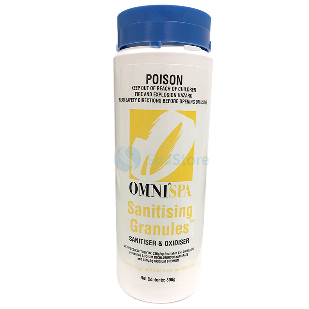 OMNI Spa Sanitising Granules 800g at Spa Store New Zealand