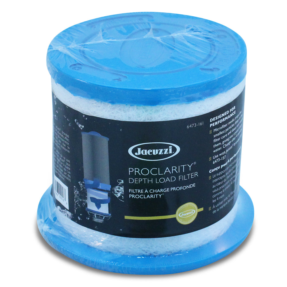 121 x 121mm Jacuzzi® Pro-Clarity Disposable Depthload Cartridge