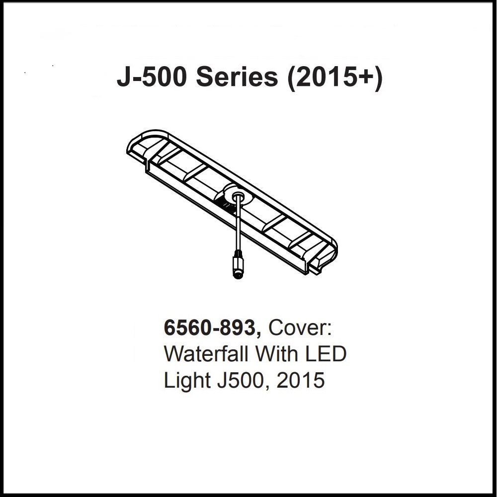 Jacuzzi® J-500™ 2015 Waterfall Cover LED Light