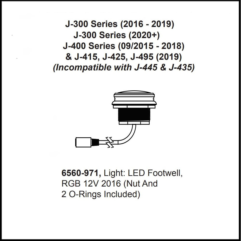 Jacuzzi® RGB LED Footwell Light J-300™/J-400™