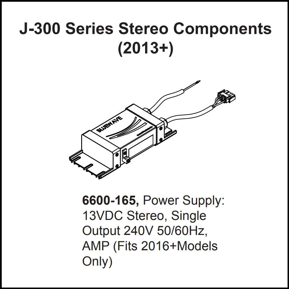 Jacuzzi® J-200™/J-300™ Stereo Power Supply