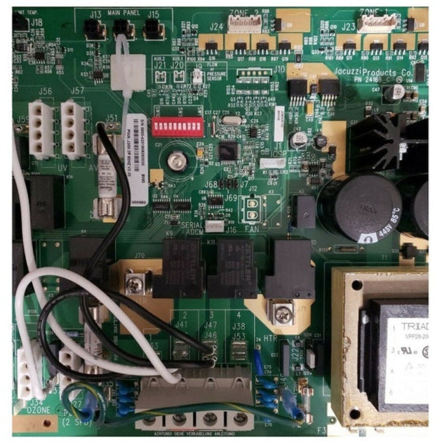 Jacuzzi J-500 2-Pump Control Circuit Board