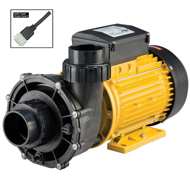 Davey Spa Quip® QB Series 3Hp /1-Speed Pump (Coarse Thread)