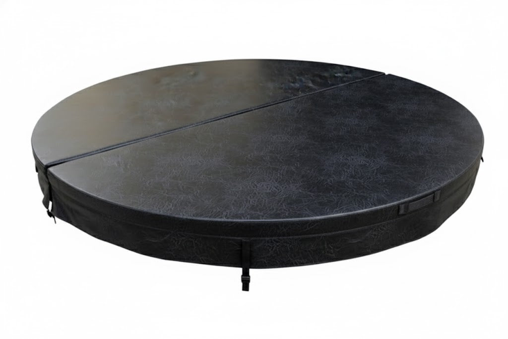 Black Custom Made Round Spa pool Cover