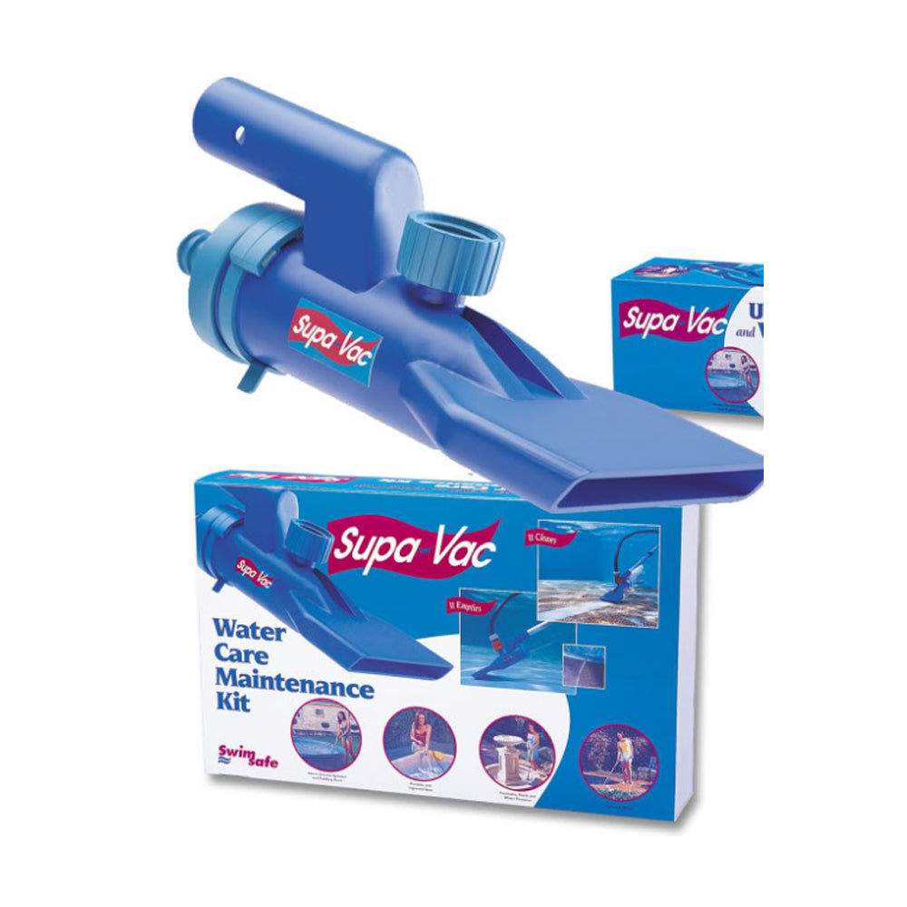 Supa Vac Spa Vacuum complete with Three Way Tele Handle & Hose