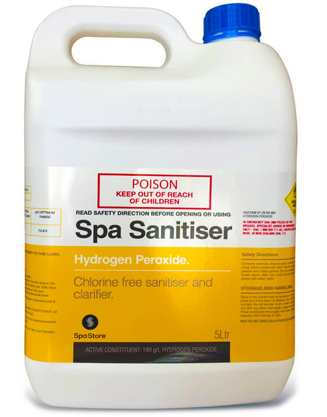 Chlorine Free Spa Sanitiser 5 LItre at Spa Store New Zealand
