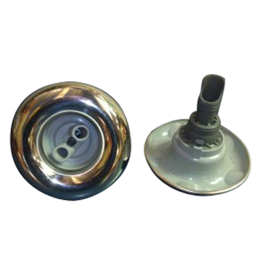 100mm Edgetec Excess Twin Spin Jet SS | SpaStore