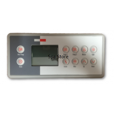 Gecko TSC-4 / K-4 Touch Pad With 10 Button Overlay at Spa Store New Zealand