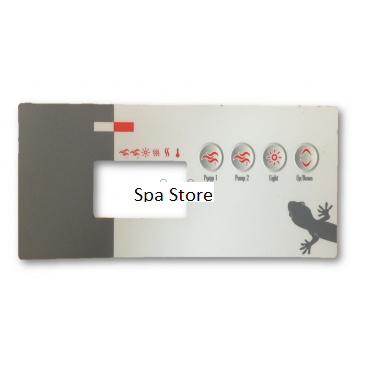 Gecko TSC-19 / K-19 4 Button(2pump) Overlay at Spa Store New Zealand