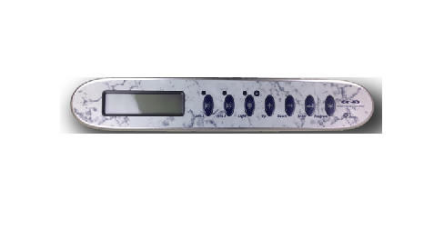Gecko (Dimension 1) K-24 7 Button Overlay at Spa Store New Zealand