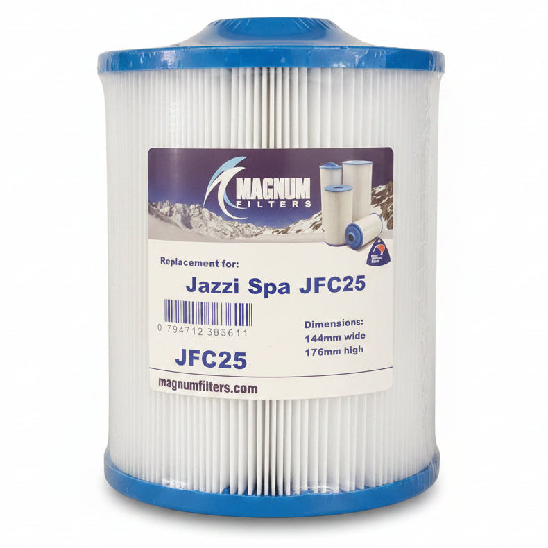 176x144mm Jazzi Spa / Blue Label Hydrus JFC25 Spa Pool Filter